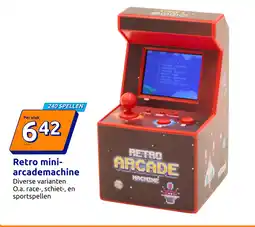 Action Retro mini- arcademachine aanbieding