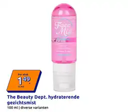 Action The Beauty Dept. hydraterende gezichtsmist aanbieding