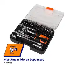 Action Werckmann bit- en doppenset aanbieding