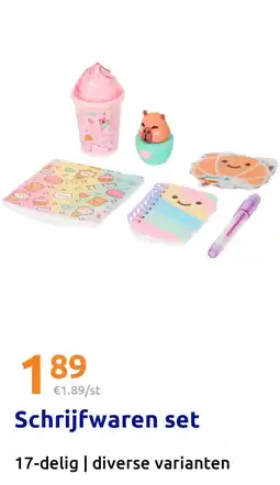Action Schrijfwaren set aanbieding