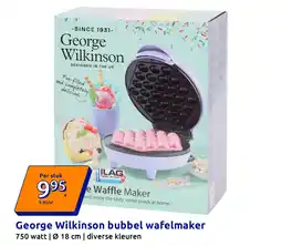 Action George Wilkinson bubbel wafelmaker aanbieding