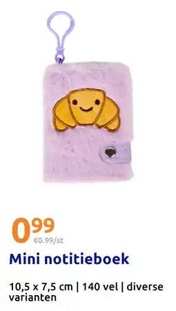 Action Mini notitieboek aanbieding