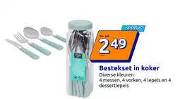 Action Bestekset in koker aanbieding