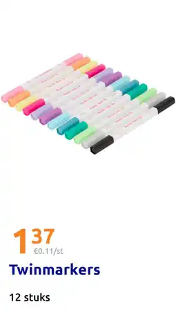 Action Twinmarkers aanbieding