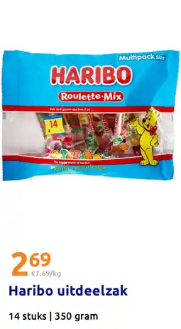 Action Haribo uitdeelzak aanbieding