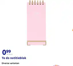 Action To do notitieblok aanbieding