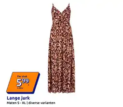 Action Lange jurk aanbieding