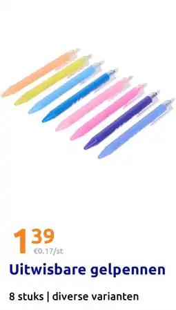 Action Uitwisbare gelpennen aanbieding