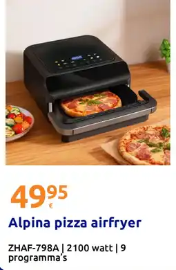 Action Alpina pizza airfryer aanbieding