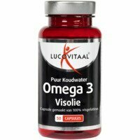 Albert Heijn Lucovitaal Omega 3 puur koudwater visolie capsules aanbieding