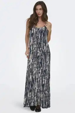 Wehkamp ONLY maxi jurk donkerblauw aanbieding