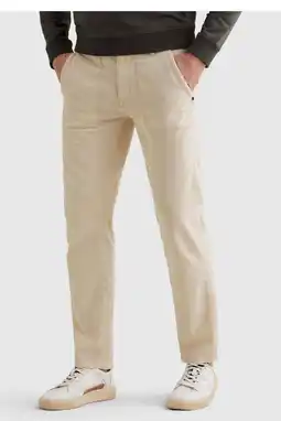 Wehkamp PME Legend relaxed casual broek met linnen beige aanbieding