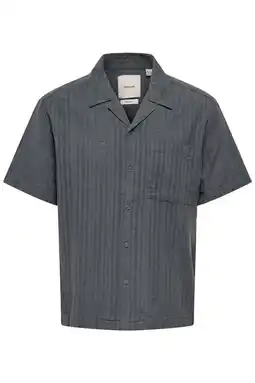 Wehkamp ONLY & SONS relaxed fit overhemd met linnen - antraciet aanbieding