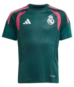 Wehkamp adidas Performance junior real madrid voetbalshirt - donkergroen/roze aanbieding