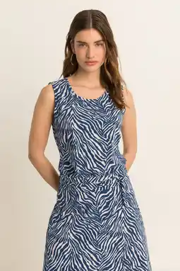 Wehkamp Expresso travelstof top met print - blauw aanbieding