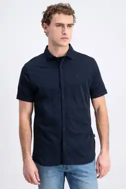 Wehkamp GABBIANO regular casual overhemd donkerblauw aanbieding