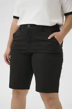 Wehkamp Kaffe Curve regularwaist casual short zwart aanbieding
