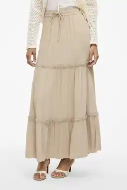 Wehkamp VILA maxi rok zand aanbieding