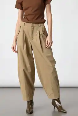 Wehkamp SisterS Point barrel broek - beige aanbieding