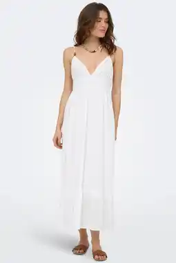 Wehkamp ONLY midi jurk wit aanbieding
