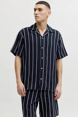 Wehkamp JACK & JONES ESSENTIALS regular gestreepte casual overhemd aanbieding