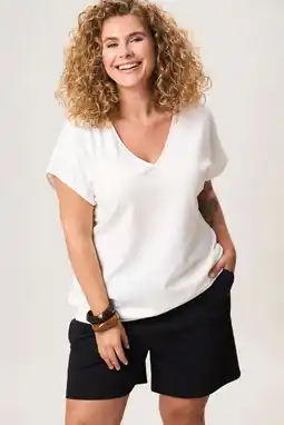 Wehkamp Miss Etam Plus top ecru aanbieding