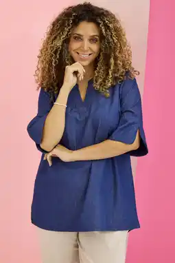 Wehkamp Zhenzi top blauw aanbieding