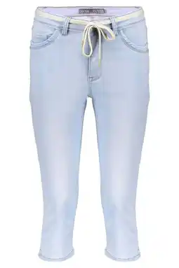 Wehkamp Geisha skinny regularwaist broek light blue denim aanbieding