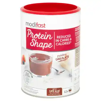 De Online Drogist Modifast Protein Shape Pudding Chocolade 540GR aanbieding