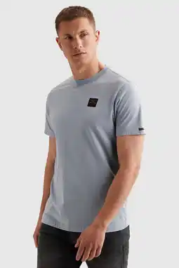 Wehkamp PME Legend regular T-shirt grijsblauw aanbieding