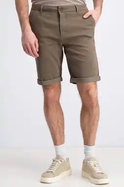 Wehkamp GABBIANO regular chino short bruin aanbieding
