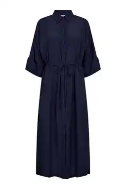 Wehkamp FREEQUENT blousejurk donkerblauw aanbieding