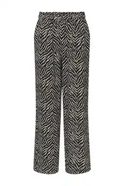Wehkamp ONLY CARMAKOMA highwaist casual broek zwart aanbieding