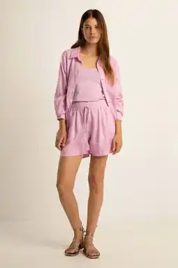 Wehkamp Expresso linnen blouse roze aanbieding