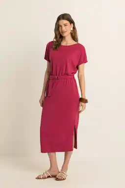 Wehkamp Expresso midi jurk rood aanbieding