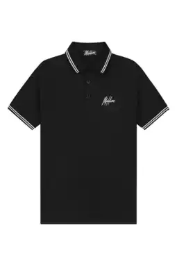 Wehkamp Malelions regular polo zwart aanbieding