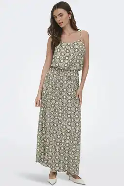 Wehkamp ONLY maxi jurk groen aanbieding