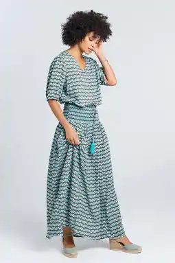 Wehkamp Didi maxi rok blauw aanbieding