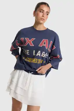 Wehkamp Alix the Label korte rok met ruches - ecru aanbieding