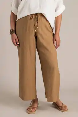Wehkamp Yest Curve straight highwaist broek taupe aanbieding