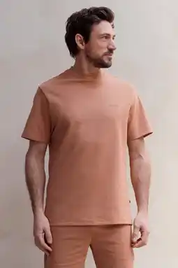 Wehkamp Kultivate regular T-shirt terra aanbieding