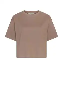 Wehkamp MSCH Copenhagen T-shirt lichtbruin aanbieding
