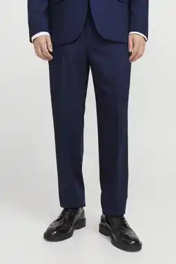 Wehkamp JACK & JONES PREMIUM JPRTHEO regular pantalon donkerblauw aanbieding