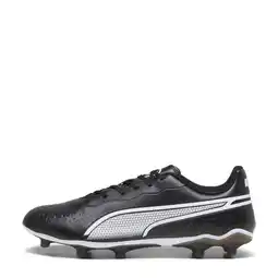Wehkamp Puma King Match senior voetbalschoenen zwart/wit aanbieding