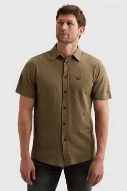 Wehkamp PME Legend regular casual overhemd groen aanbieding
