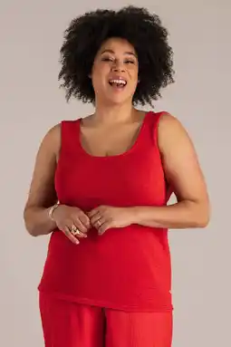 Wehkamp Yest Curve top fijn gebreid rood aanbieding
