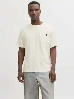 Wehkamp JACK & JONES ESSENTIALS relaxed T-shirt ecru aanbieding