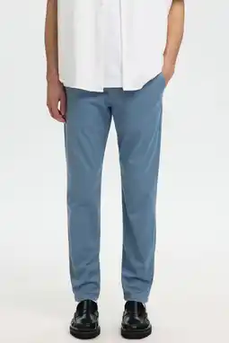 Wehkamp Selected NEW MILES FLEX slim casual broek blauw aanbieding