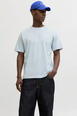 Wehkamp JACK & JONES ESSENTIALS relaxed T-shirt lichtblauw aanbieding