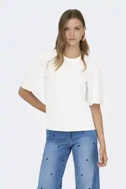 Wehkamp ONLY T-shirt wit aanbieding